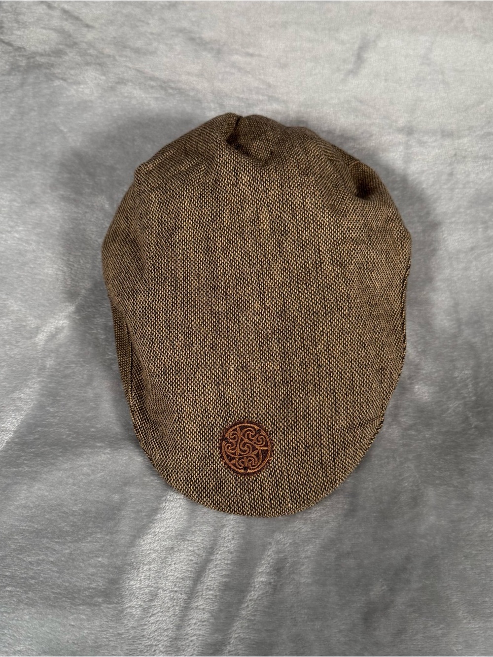 Patrick Francis Ireland Newsboy Flat Cap Mens Large Acrylic Wool Tweed